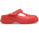 Classic Mary Jane Clog  - Cherry Red