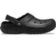 Classic FuzzLined Glitter Clog  - Black