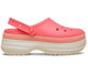 Classic Frosted Stacked Clog  - Guava