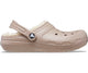 Classic Lined Clog  - Mushroom/Bone
